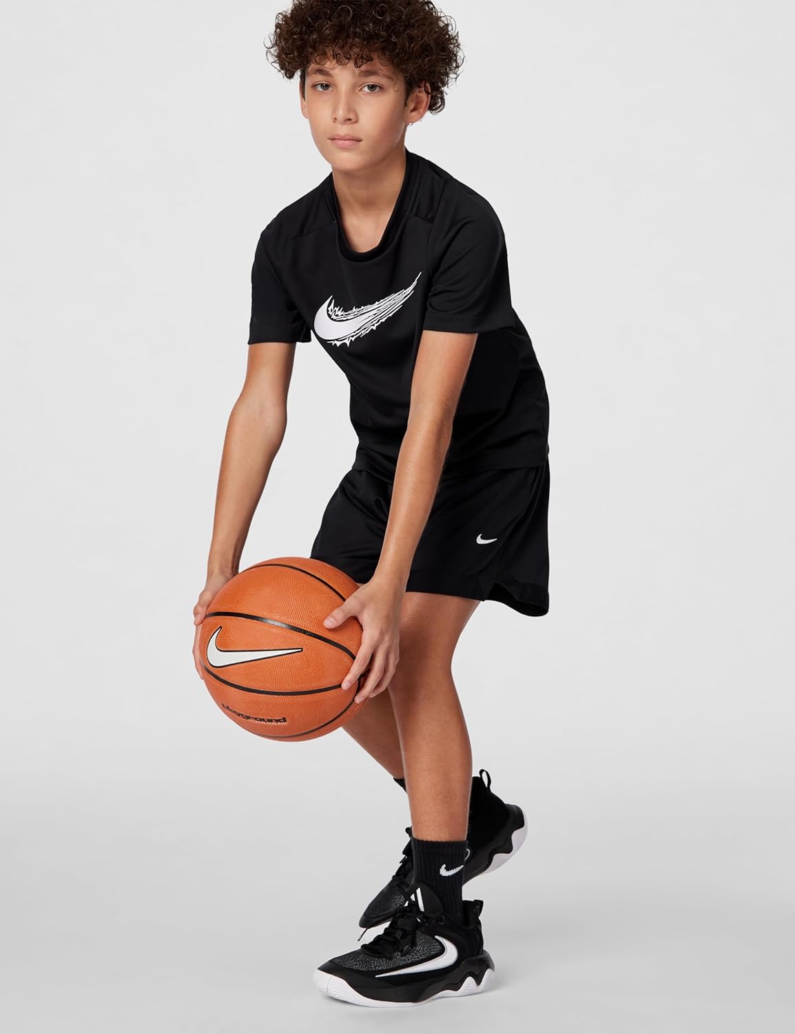 Nike Unisex-Child Court Dri-fit 5" Basketball Shorts - Image 4