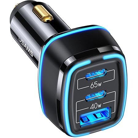 Amazon Co Jp 105w シガーソケット Pd Qc対応 カーチャージャー 3台同時充電 超小型 急速充電 Pd3 0 65w w Pps 45w 車載充電器 Qc4 0 w Usb Type C 2 Usb A 1 12v 24v車用charge Macbook Pro Iphone Ipad Galaxy Xperia Nintendo Switch