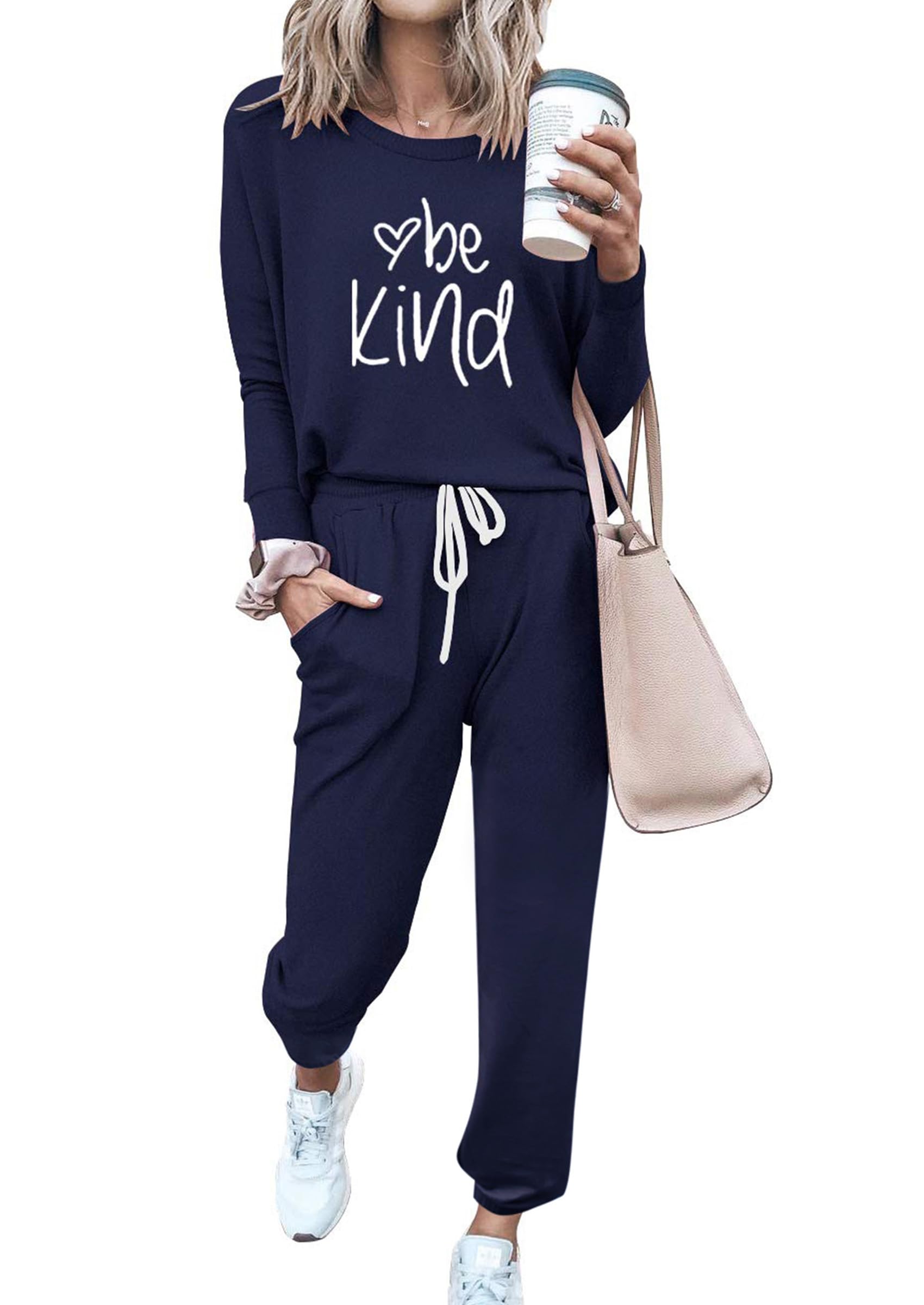 PRETTYGARDEN Travel Outfit Women 2 Piece Lounge Sets