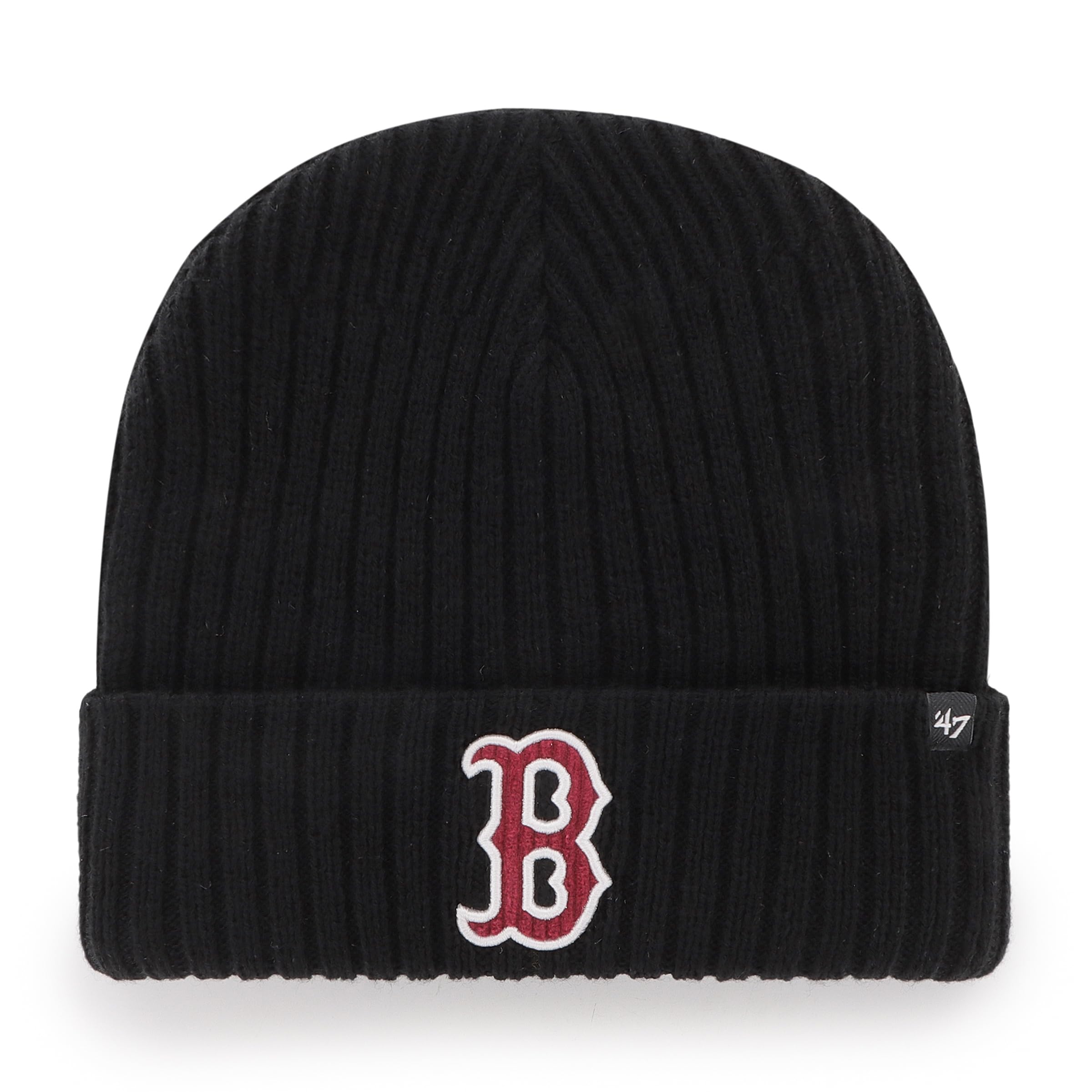47 Brand Knit Beanie - Cord Logo Boston Red Sox Black