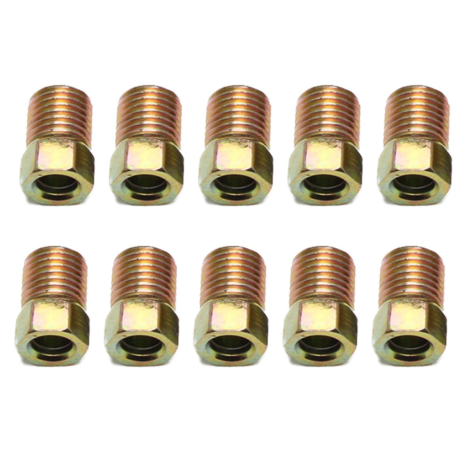 7,62 m tubo freno 3/16" set, Ø 4,75 mm rame-nichel rame, ricambio per tubo del freno, raccordi e connettori flaring DIN rame acciaio ramato assortimento per bordatura