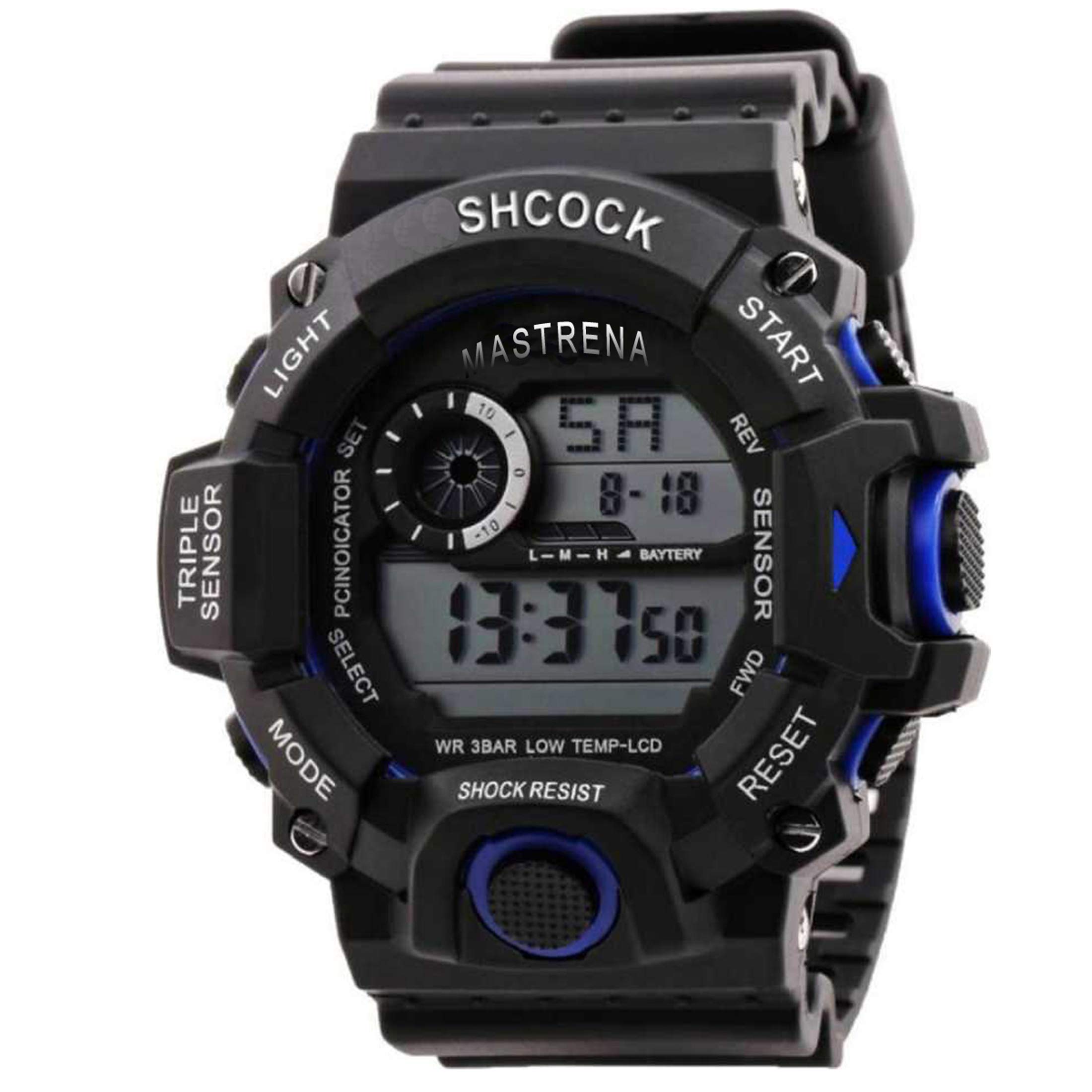 MASTRENA Digital Blue Alarm Day& Date Boys Watch - MSG1028 (B08KTDZPDY) Amazon Price History, Amazon Price Tracker