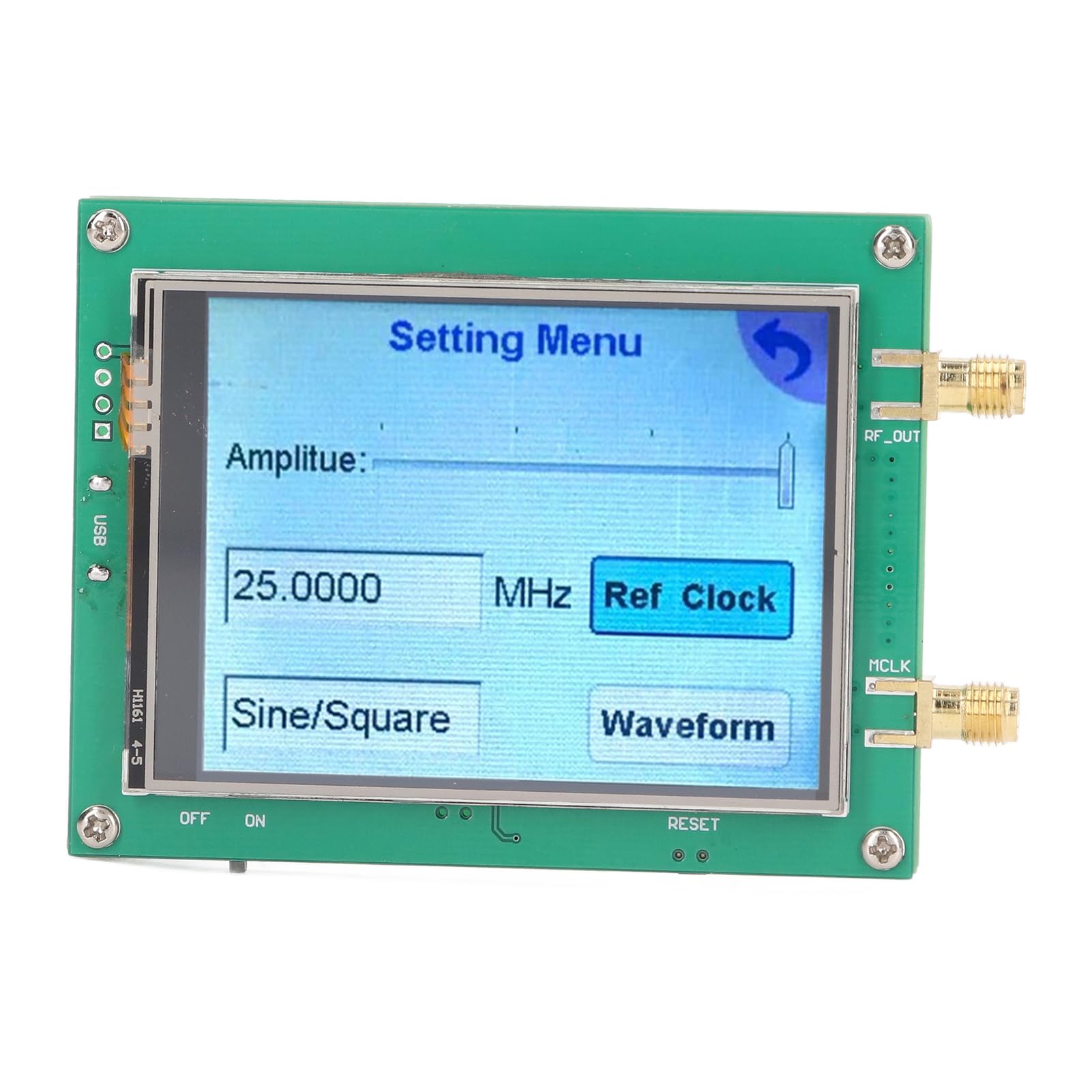 RF Generator | 23.5MHz - 6000MHz Sweep & Dot Frequency Module | SMA Female Output for Radio PC Meter Counter Control/Lab Testing | Full Touch Screen (ADF4351 35m‑4.4g)