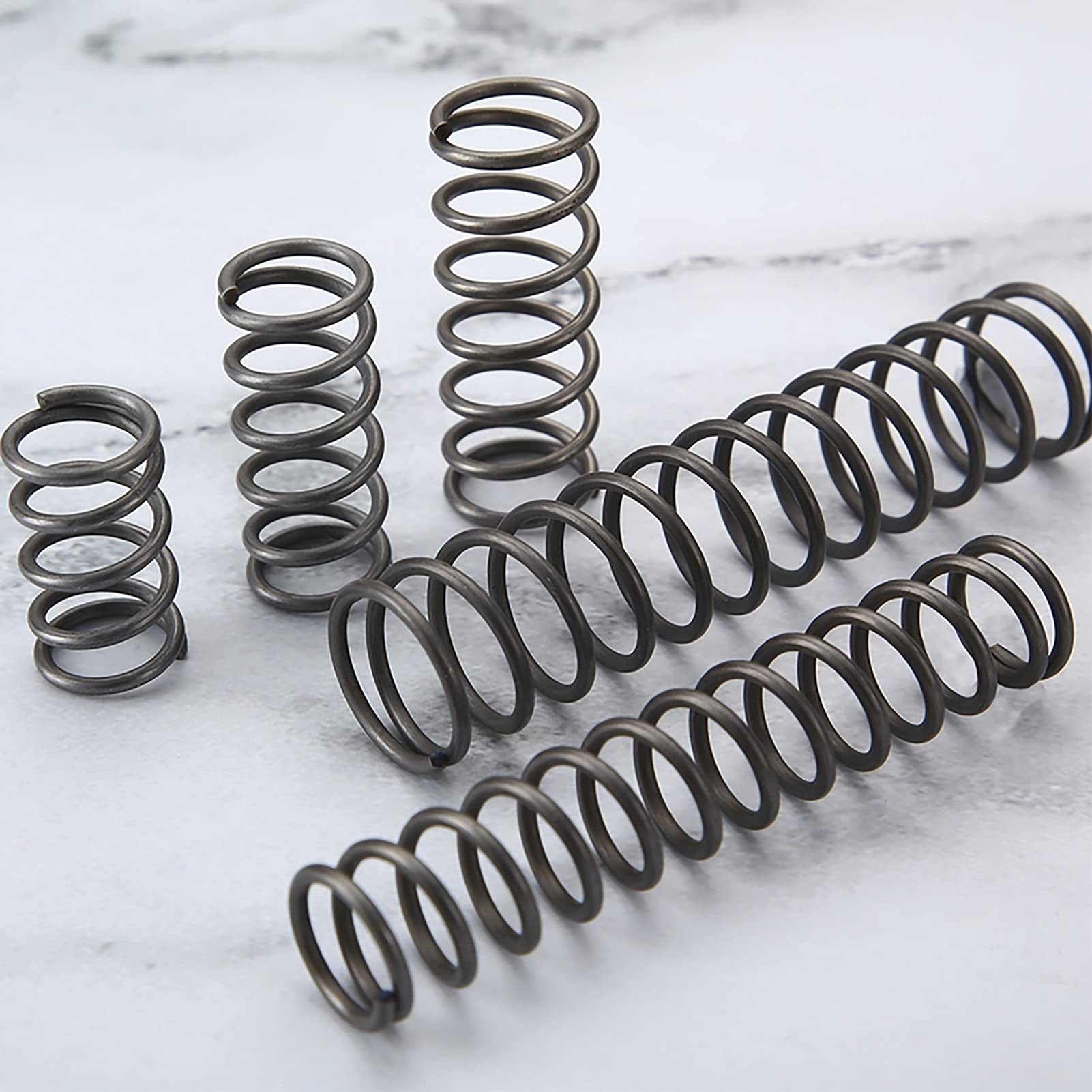 Buffer Compression 0.4x6mm (W x O), Wire Diameter 0.4mm, Outer Diameter 6mm, Free Length 5/10/15/20mm, Spring Steel Extension Spring, Compressed Springs, 10PCS Spiral Loaded ( Size : Length 50mm )