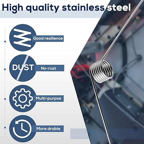 40 PCS Stainless Steel Small Spring, 4.5mm Tiny Togo - View #2