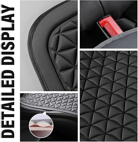 Miniatura 5 de Aokdom Cojines de asiento de automóvil para conducción, cojín de asiento transpirable para asientos de conductor y pasajero, almohadilla de