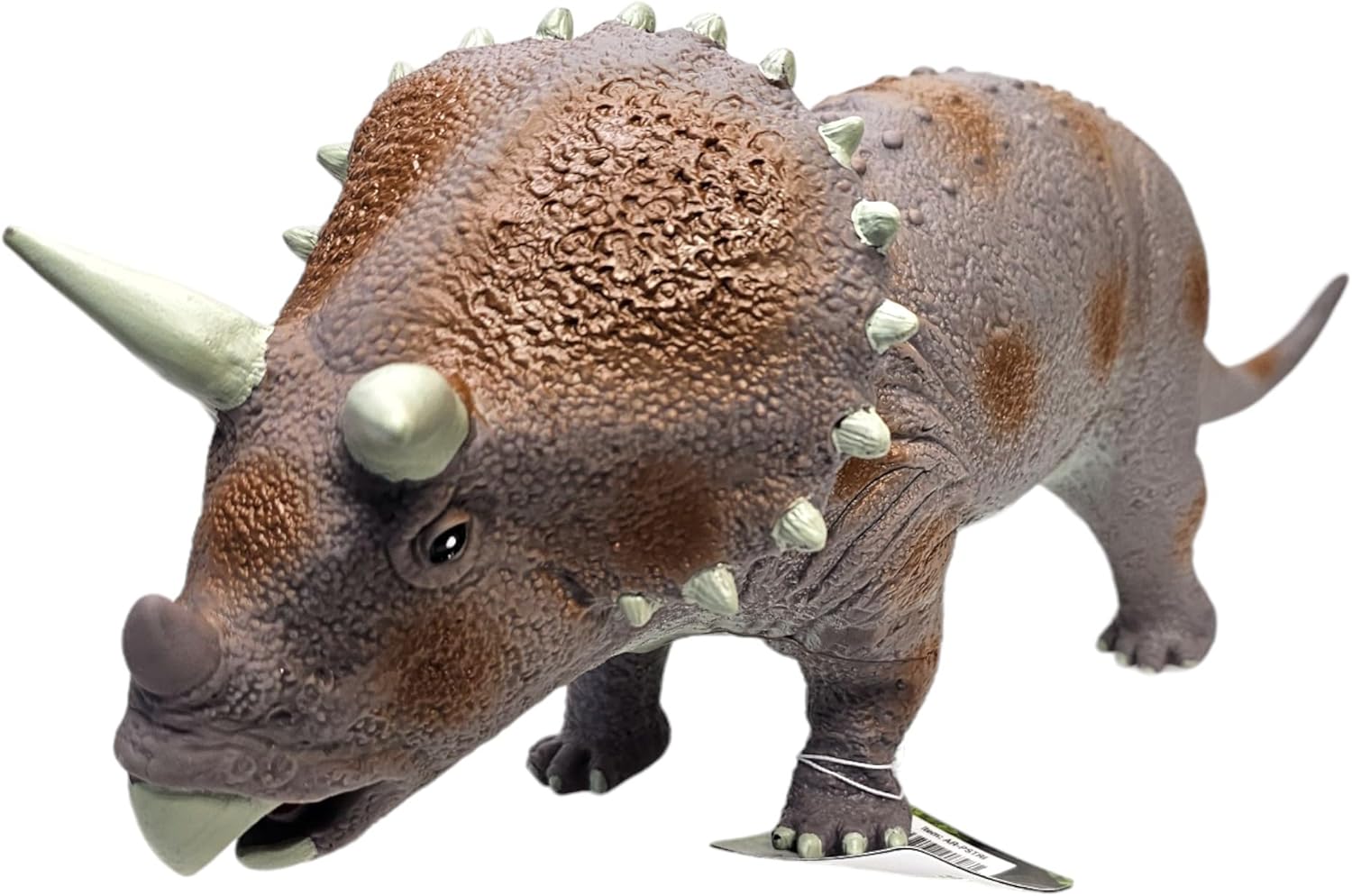Zugar Land Soft Triceratops (19 Inch) - Soft PVC Dinosaur Play Figure - Perfect for Kids' Playtime and Educational Fun