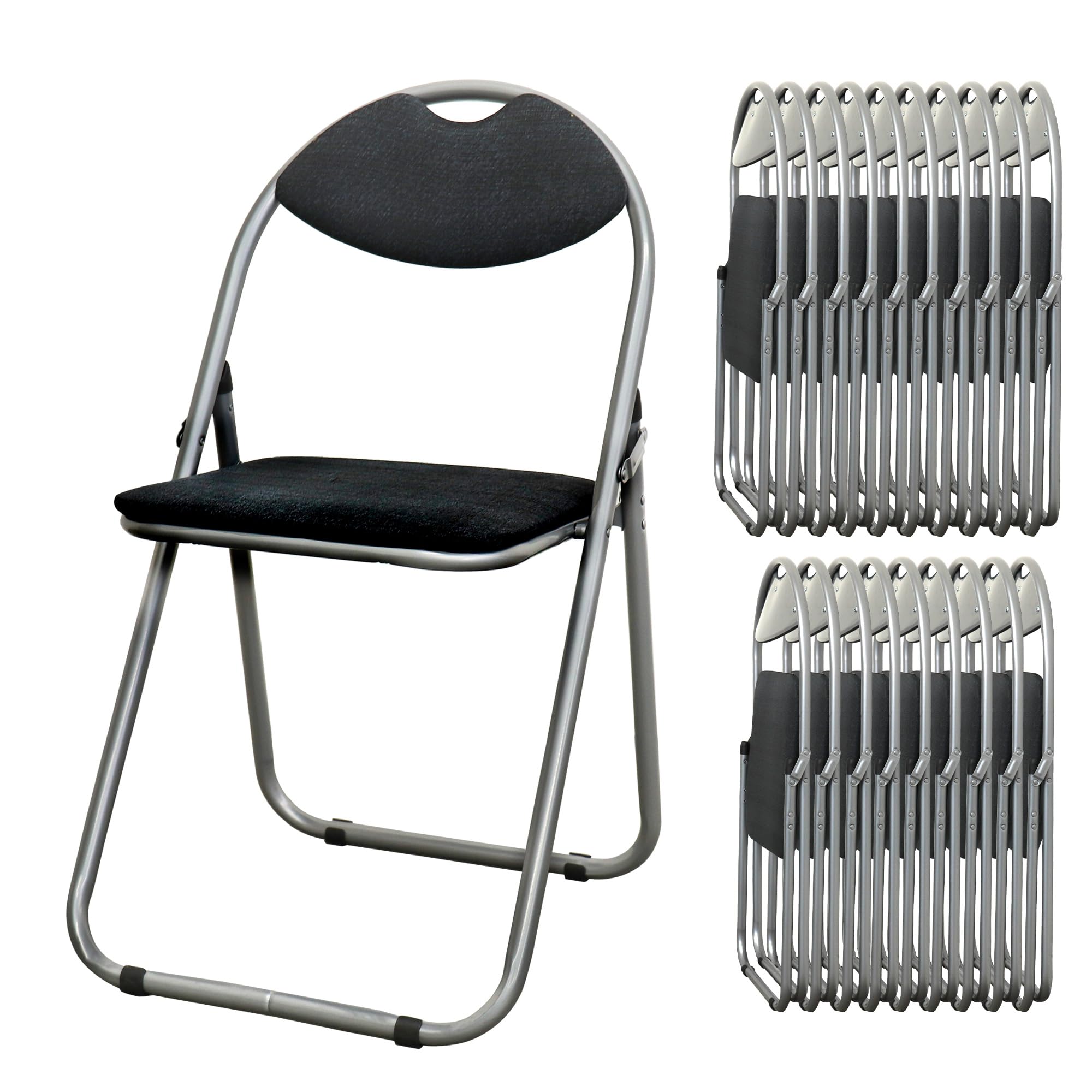 Amazon.co.jp: GRATES 折りたたみ椅子 パイプ椅子 20脚セット【法人