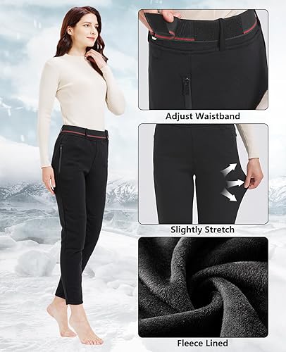 Miniatura 4 de Women Heated Pants with Battery Pack Electric 6 Zones, Heating Pants for Men Women Outdoor Winter Heating Trouser