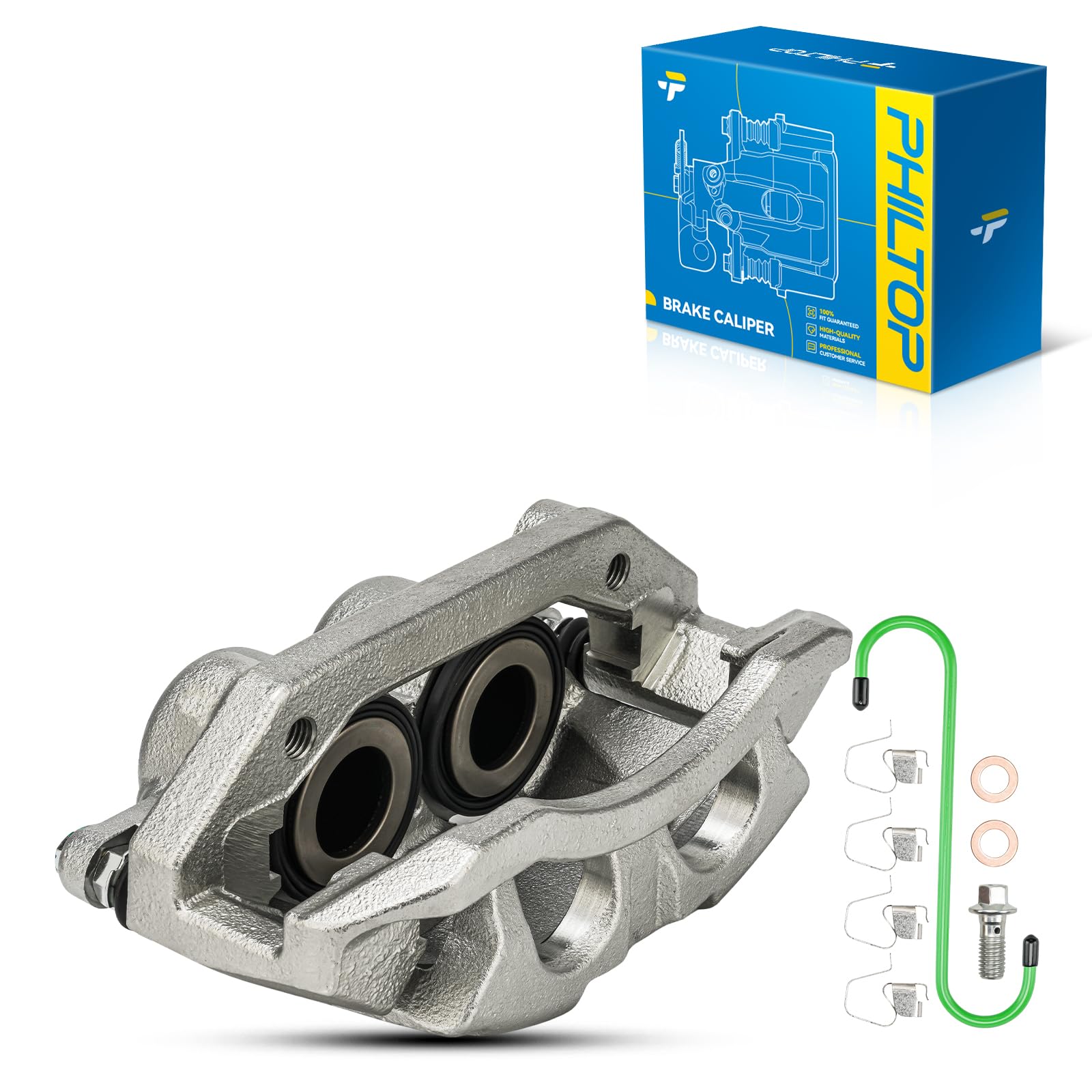 PHILTOP Front Left Brake Caliper for 2011-2018 Ram 1500