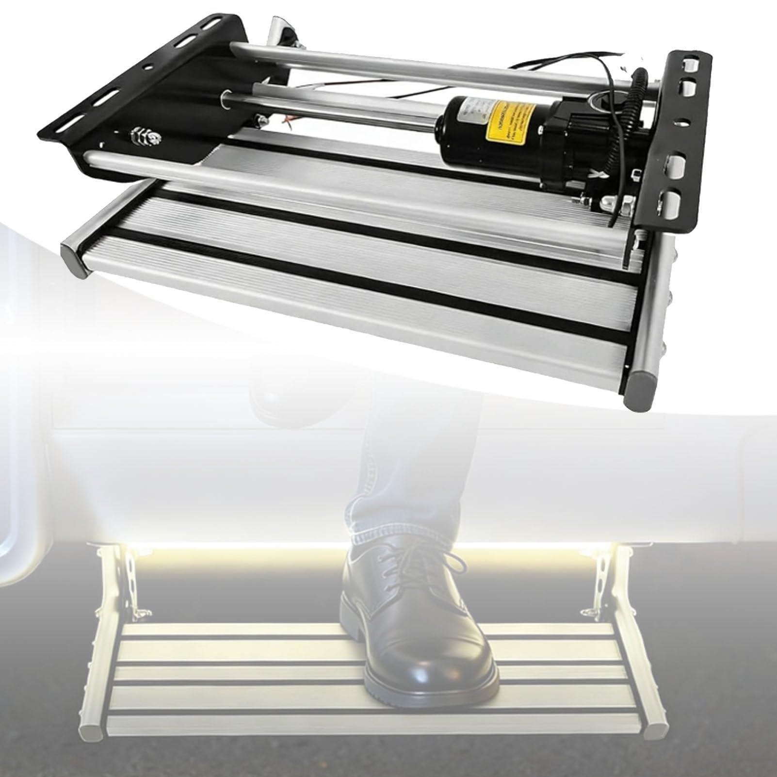 Escabeau camping-car aluminium 200 kg stable et pliable pour vos séjours