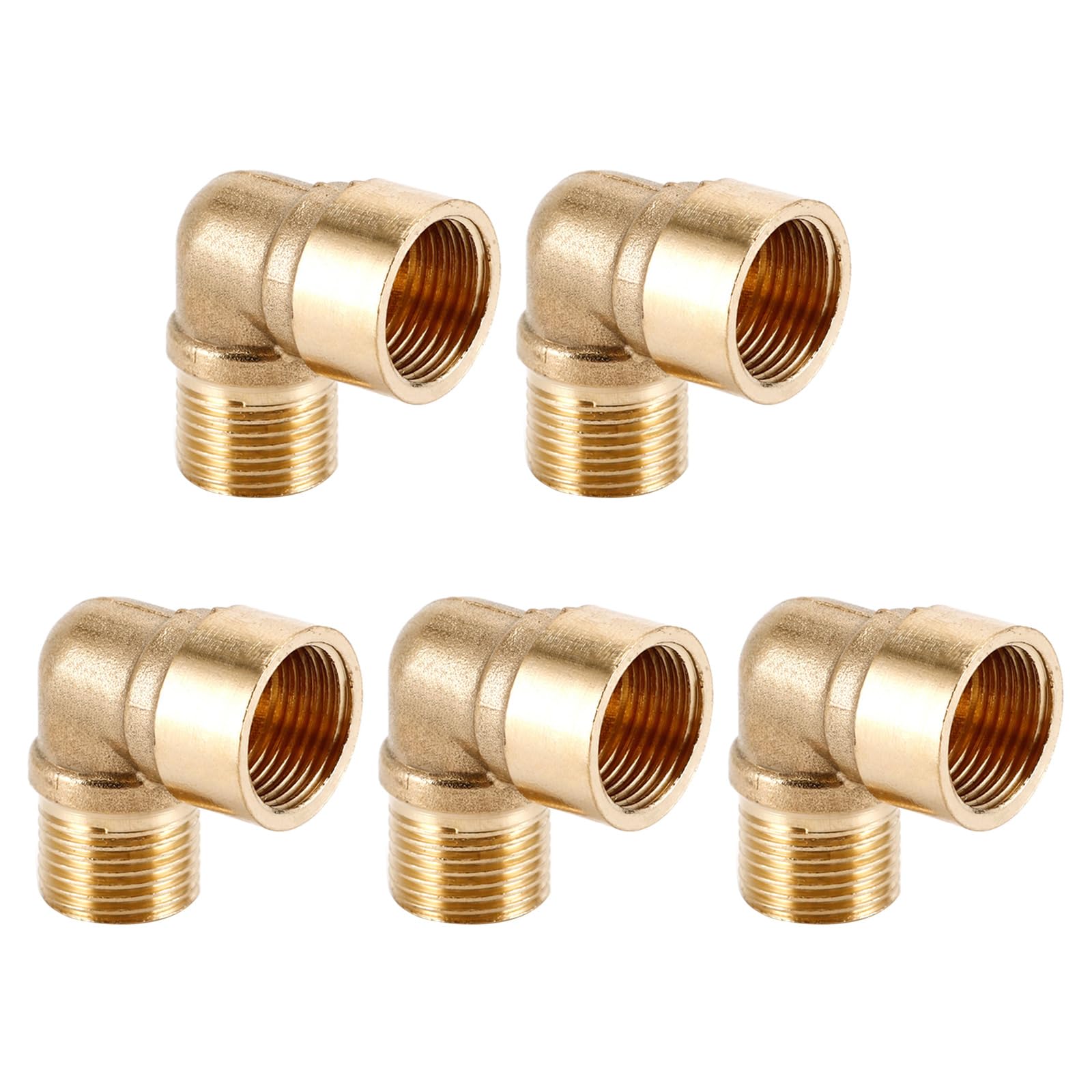 Joints coudés en laiton durables pour raccord de tuyauterie et adaptateurs métalliques de plomberie