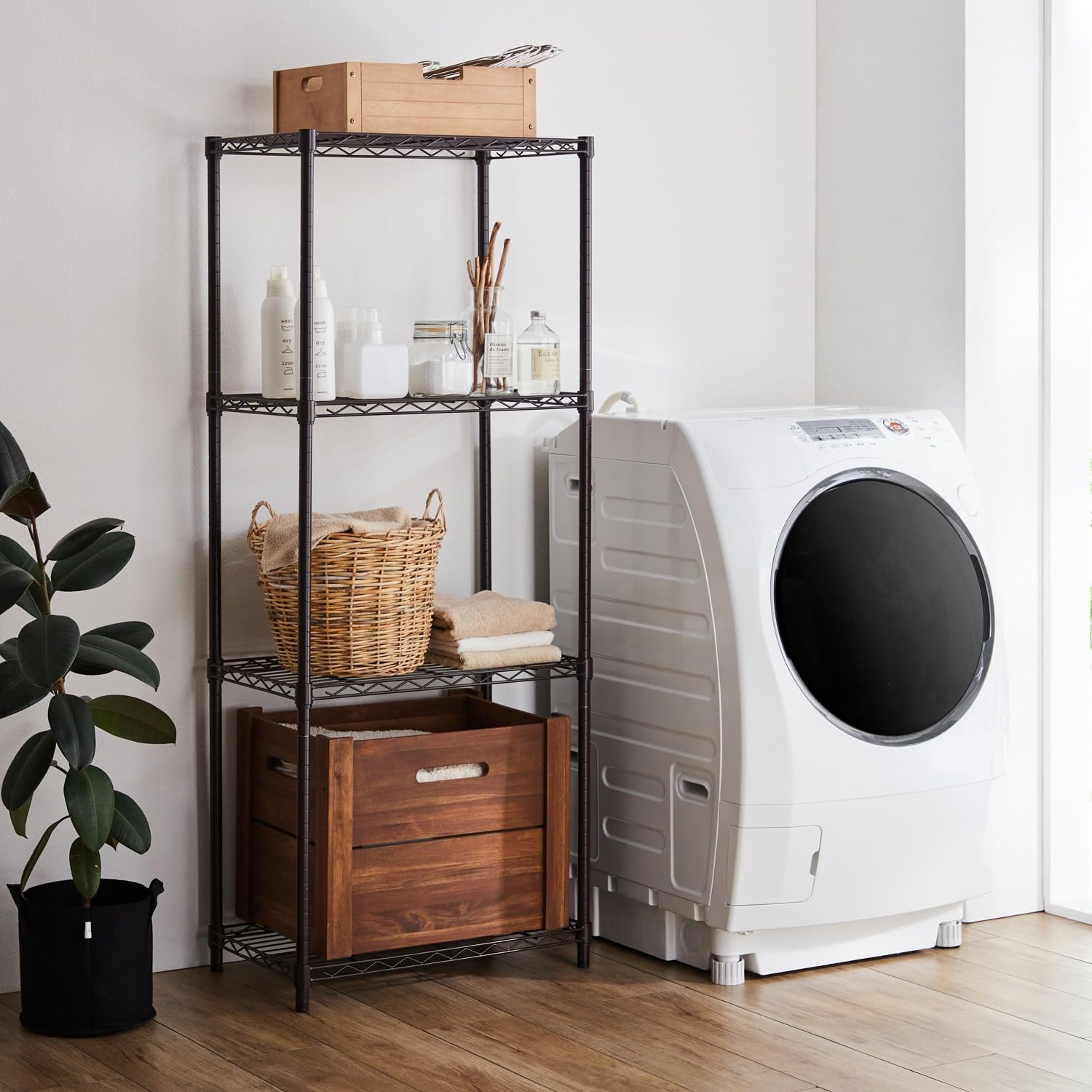 Amazon｜[ベルメゾン] スチールラック 使う場所を選ばない 高さ