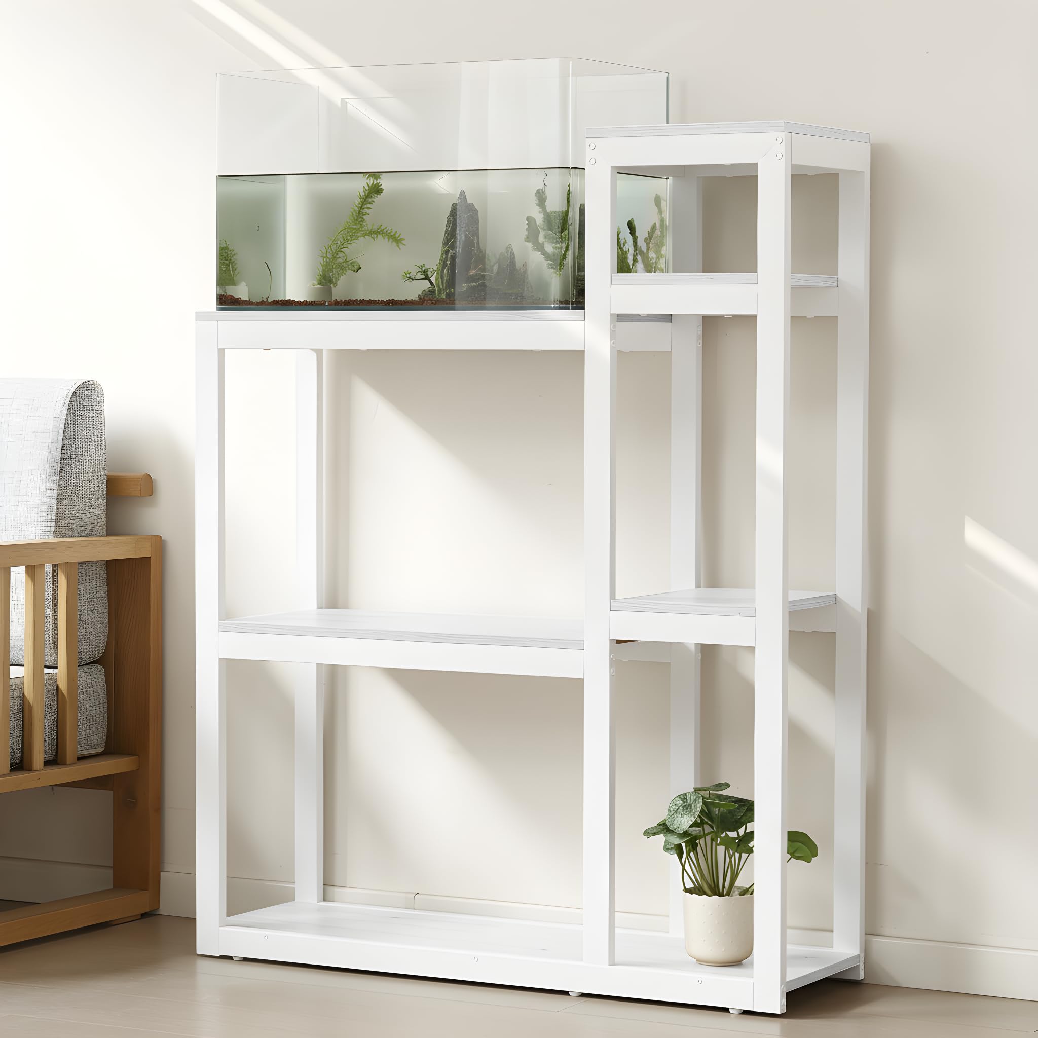 Amazon.co.jp: OSJ 水槽台 水槽スタンド 収納棚 木製 耐荷重120kg