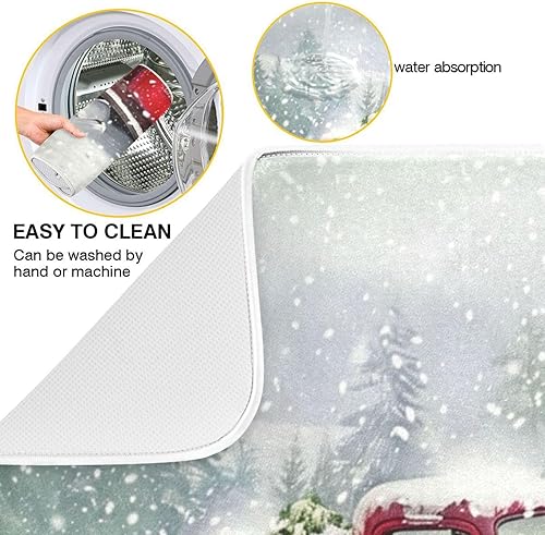 Vista 93 de Nautical Ocean Sea Turtle Dish Drying Mat for Kitchen Counter 18x24 in Starfish Retro Map Microfiber Drying Mats Absorbent Reversible Dish Pad Large