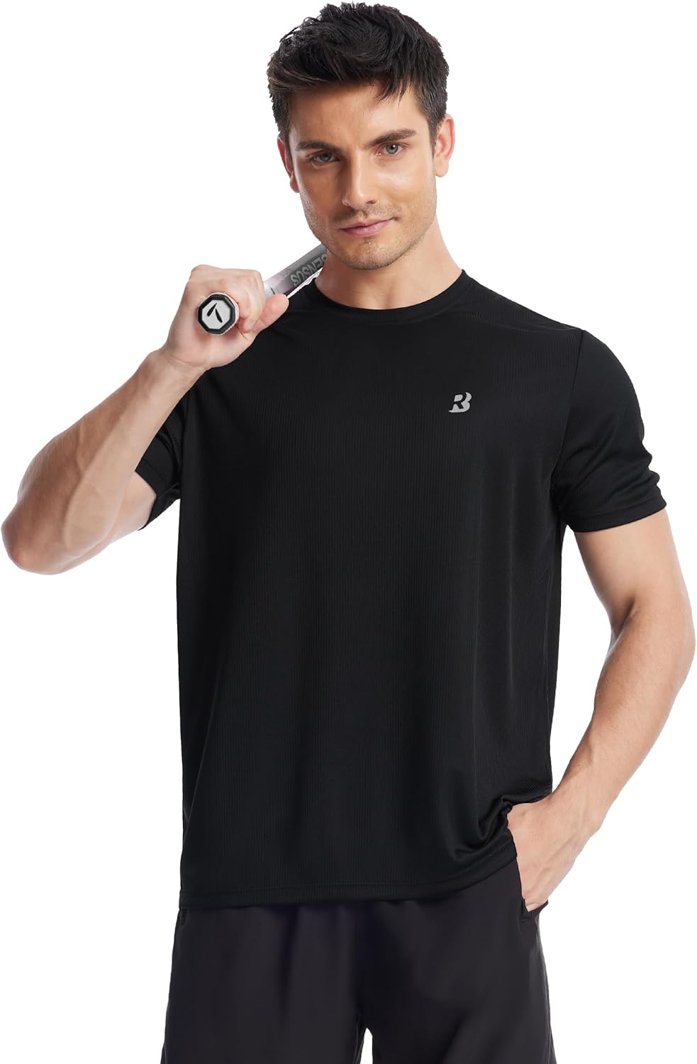 Roadbox Men's UPF 50+ Swim Shirts, UV Sun Protection Rash Guard Short Sleeve, Surfing Hiking Fishing Beach Quick Dry T-Shirts - Image 7