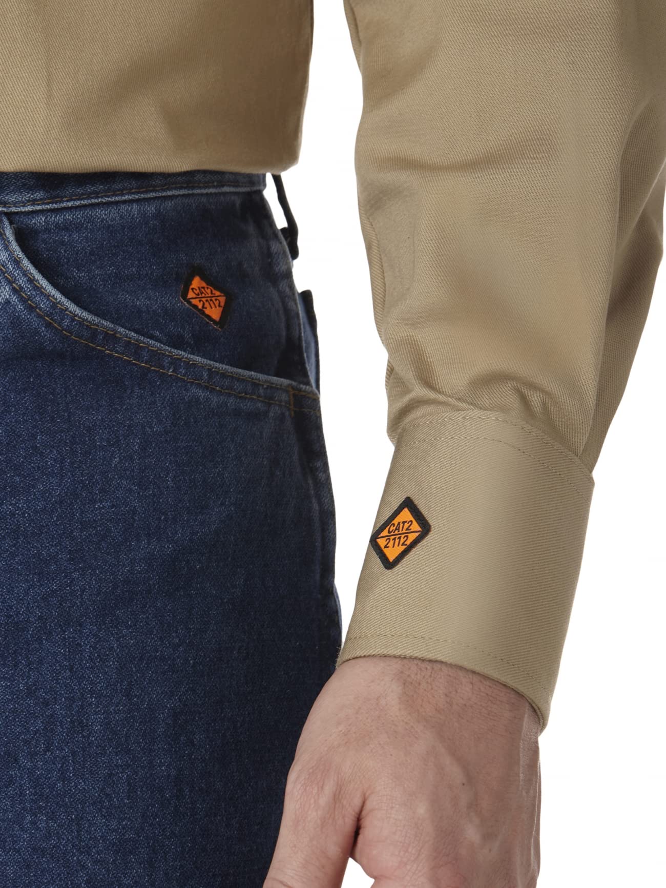 Wrangler Herren Big & Tall Flame Resistant Western Two Pocket Snap Shirt Work Utility Hemd (1er Pack)