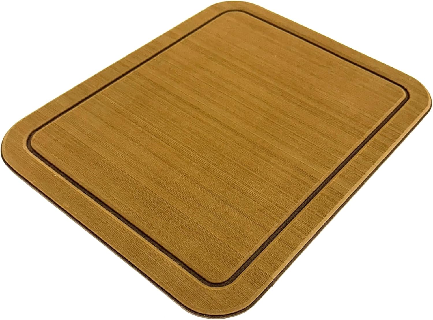 Yeti Roadie 24 Cooler Top Cushion, Brown EVA Foam, Non-Slip Grip Soft Seat with Border, Peel and Stick Installation