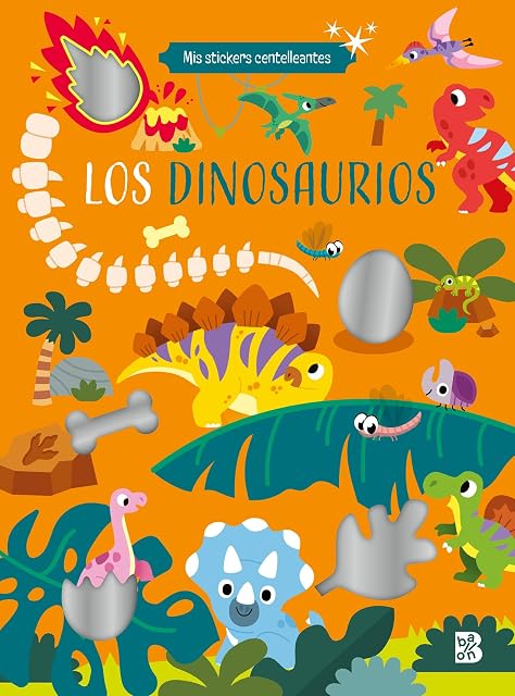 Portada de Mis stickers centelleantes - Los dinosaurios