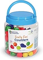 Vista 3 de learning resources Contadores de Diversión Frutal, juego de 108