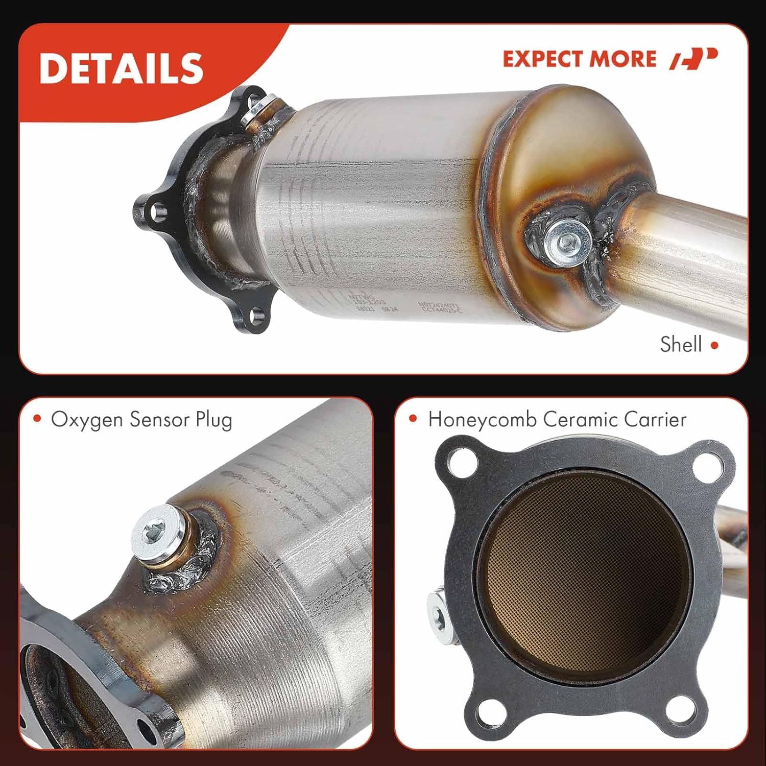 A-Premium Front Catalytic Converter with Gasket Kit Direct-Fit Compatible with Audi A4/A4 Quattro 2009-2016, Q5 2011-2017, A5 2010-2014, A5 Quattro 2010-2017, allroad 2013-2016, 2.0L, E.P.A. Compliant