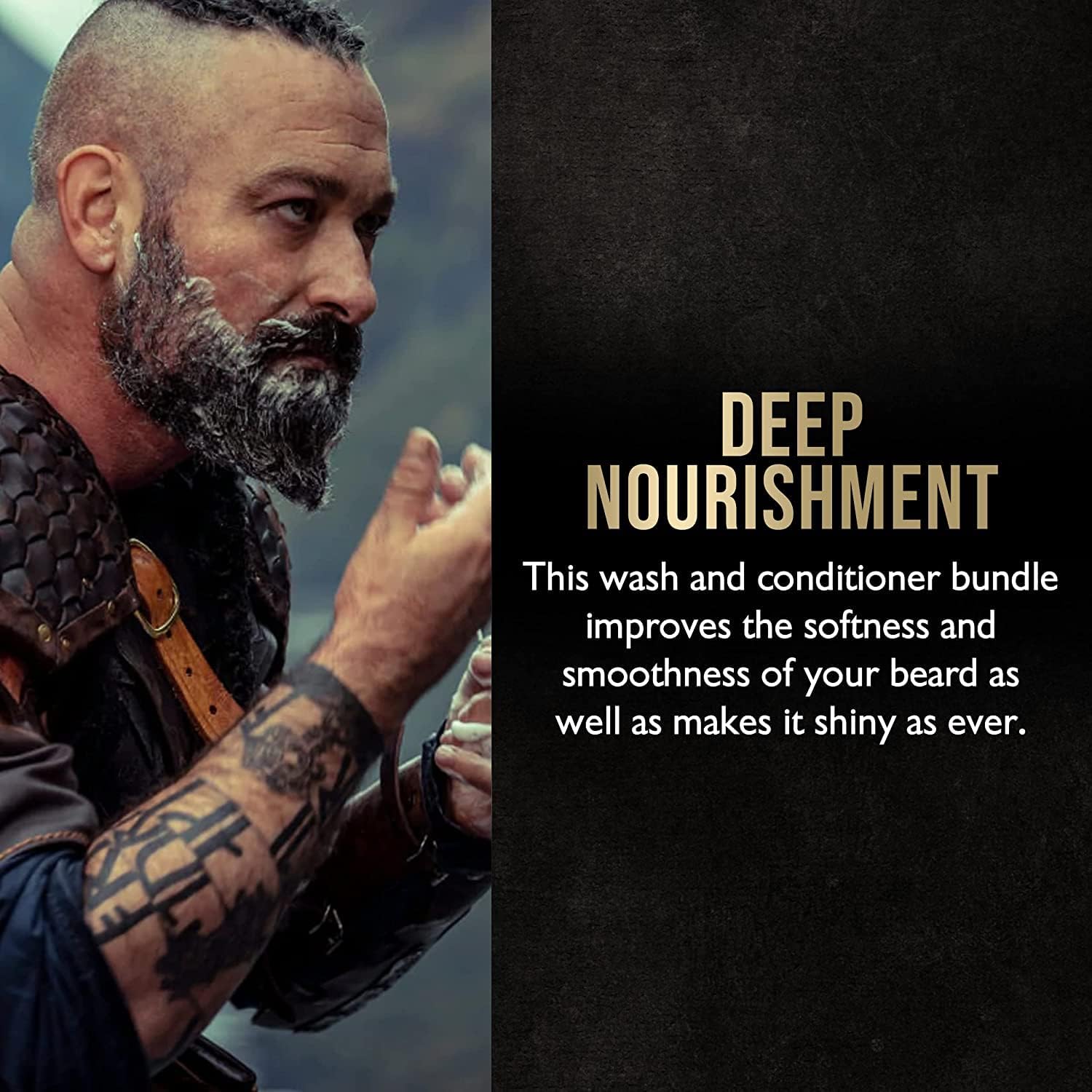 The Beard Struggle - Marksman's Beard Conditioner - Loki Unscented, Platinum Collection - Nourish, Softens, & Strengthens Beard - Radiance Beard Conditioner for Men (8 Fl oz) - Image 5