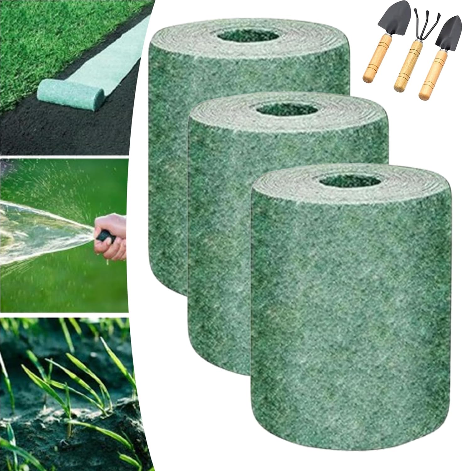 Biodegradable Grass Seedling Mat, Grass Growing Mat, Grass