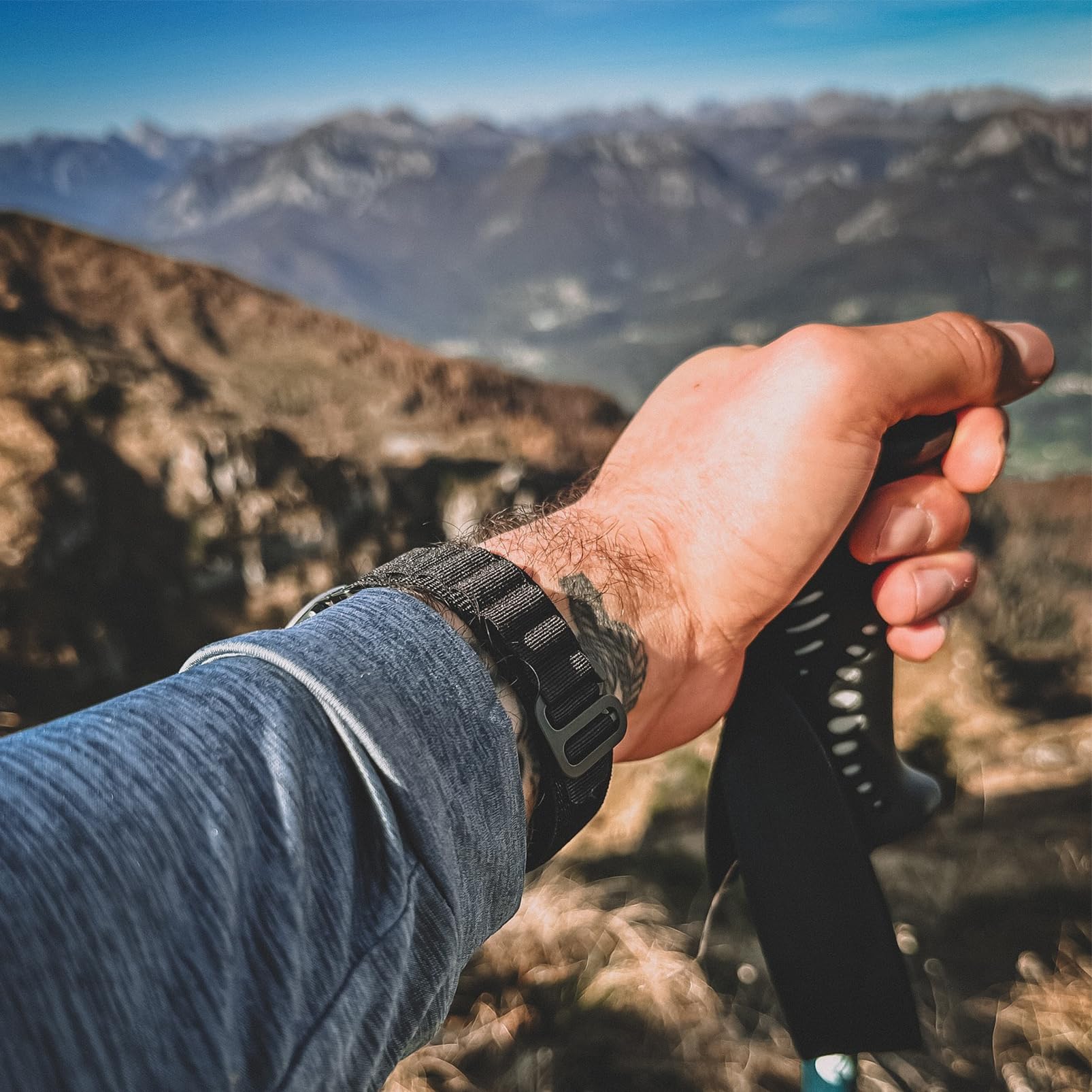 Compatible With Garmin, Rugged Woven Nylon Sport Band with G-hook Watch Band For fēnix/Forerunner/Vivoactive/Approach/MARQ/quatix/D2 Series Tough Replacement Band For Men