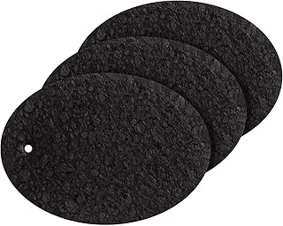 Black Cellulose Scrub Sponge Non-Scratch Kitchen Dish Sponges Reusable Scouring Pad for Washing Dishes and Cleaning Kitchen 3 Packs