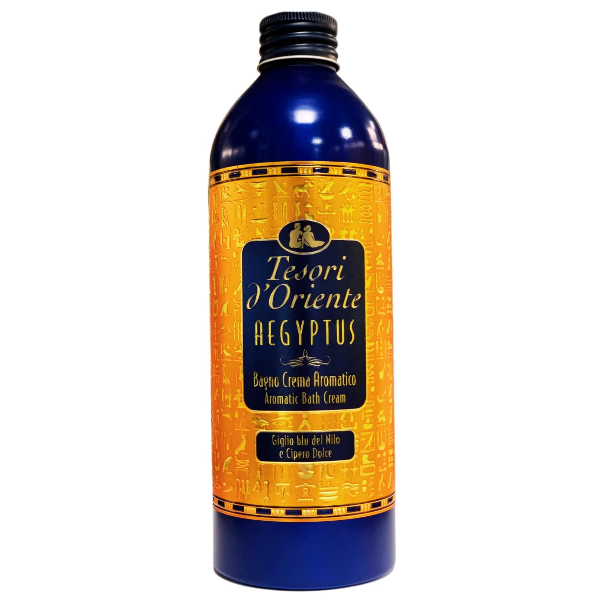 SET AEGYPTUS: Bagno Crema Aromatico 500ml + Doccia Crema Aromatica 250ml + Crema Corpo Aromatica 300ml + Profumo Aromatico 100ml + Guanto In Spugna