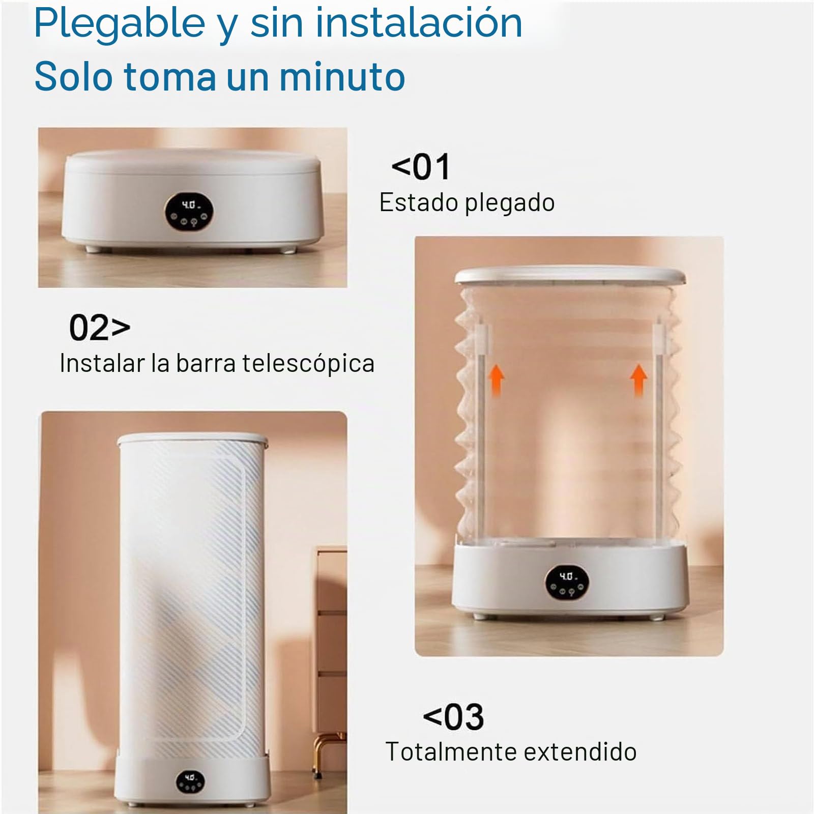 MáQuina Secadora EléCtrica, Armario De Vapor, Secadora A Vapor, Secadora De Ropa, con 3 Modos De Secado Y Temporizador Inteligente, MáQuina De Planchar Y Secado De áCaros