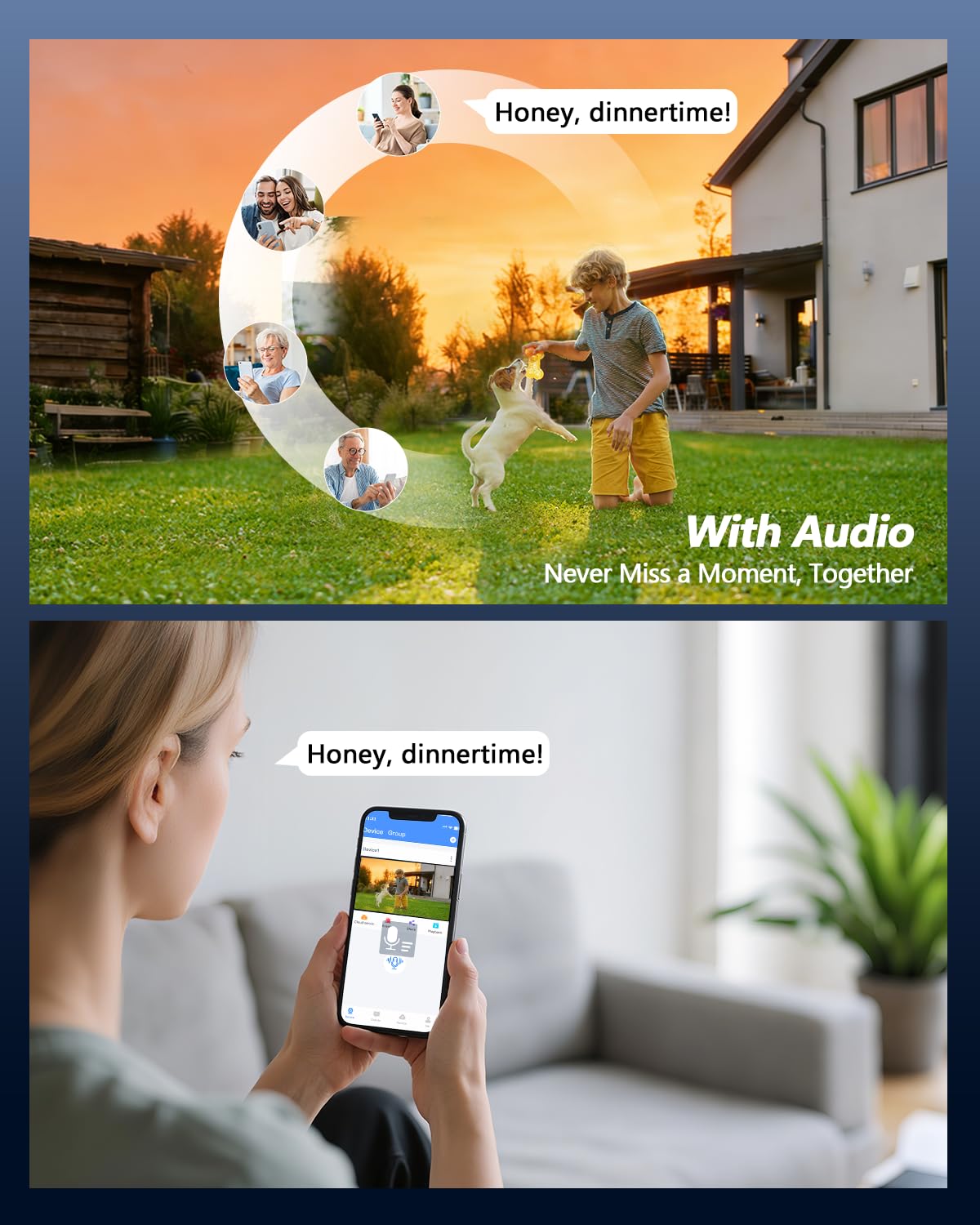 (HD 3K 5.0MP e 60 giorni di stoccaggio) Sistemi di telecamere di sicurezza POE rilevati AI, sistema video di sorveglianza esterna OOSSXX a 8 canali, 4 telecamere impermeabili IP67 con audio, 2 TB