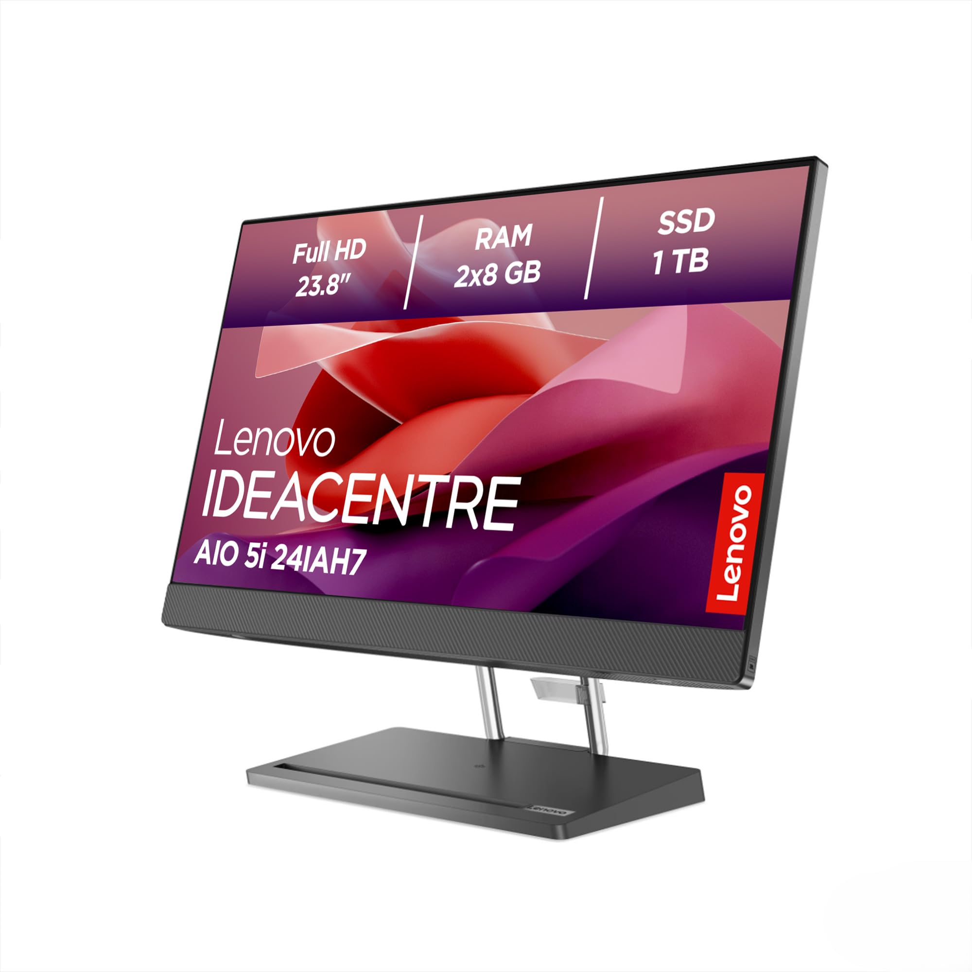 Lenovo IdeaCentre 5i All in One | 23,8" Full HD Display | Intel Core i5-13500H | 16GB RAM | 1TB SSD | Intel Iris Xe Grafik | Win11 Home | QWERTZ | grau | inkl. Tastatur & Maus | 3 Monate Premium Care