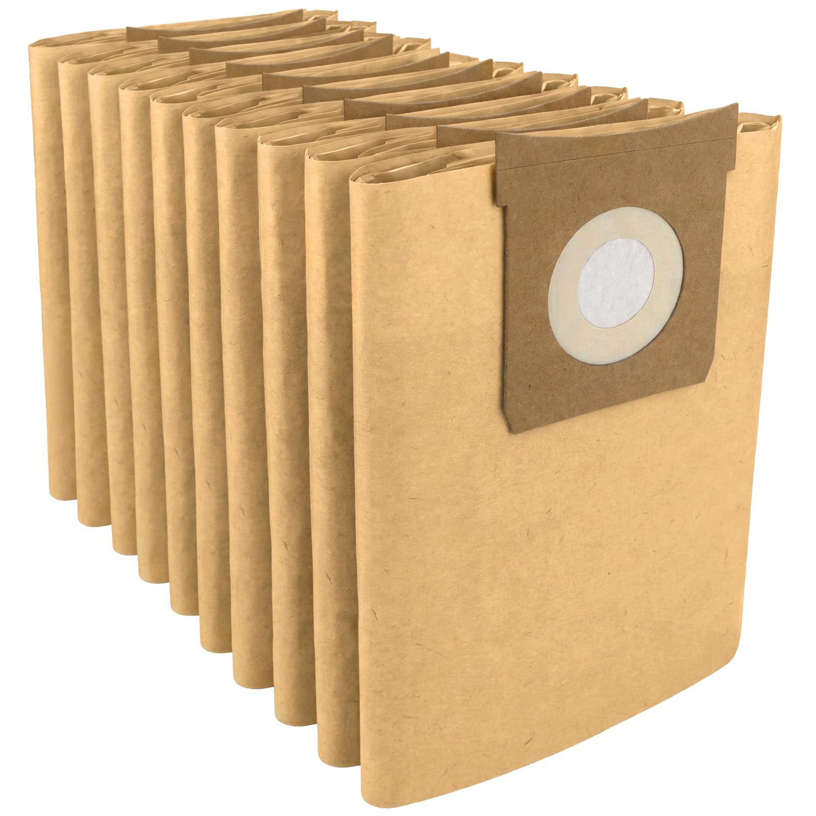 SPARES2GO Strong Dust Bags for Titan 16L 20L 30L 40L Vacuum Cleaner (Pack of 10)