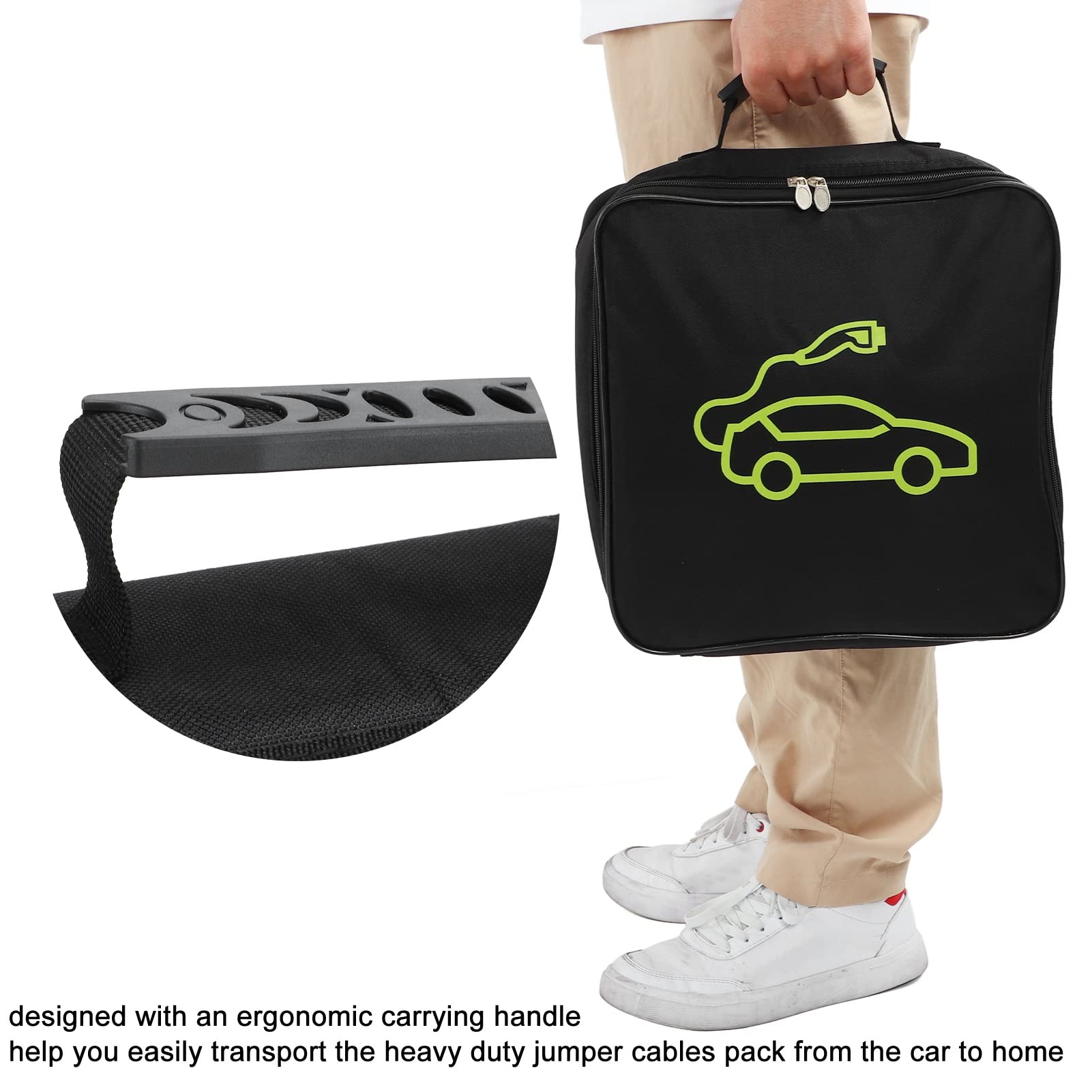 Sac De Transport Pour Câble De Recharge EV - Tissu Oxford Imperméable, Organisation Câbles Voiture, Garage