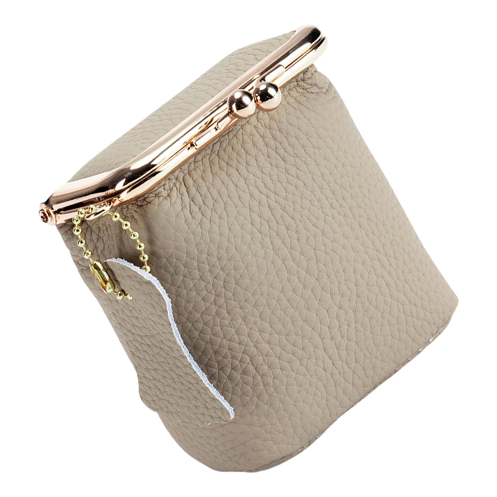 Msioytog Multipurpose Leather Coin Pouches Jewelry Organizers Travel Cosmetic Case Leather Texture for Earrings Rings Lipstick Portable Jewelry Case