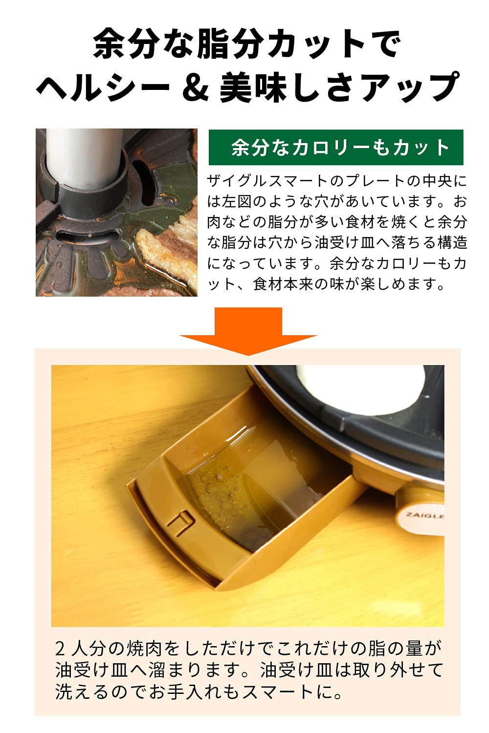 Amazon | ザイグル シリーズ史上最も煙の出ない無煙ロースター