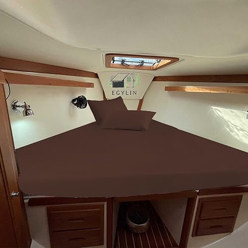 Miniatura 6 de Juego de sábanas de 800 hilos  Juego de sábanas universal en V 100% algodón egipto para colchones de hasta 8 pulgadas de profundidad, barco de