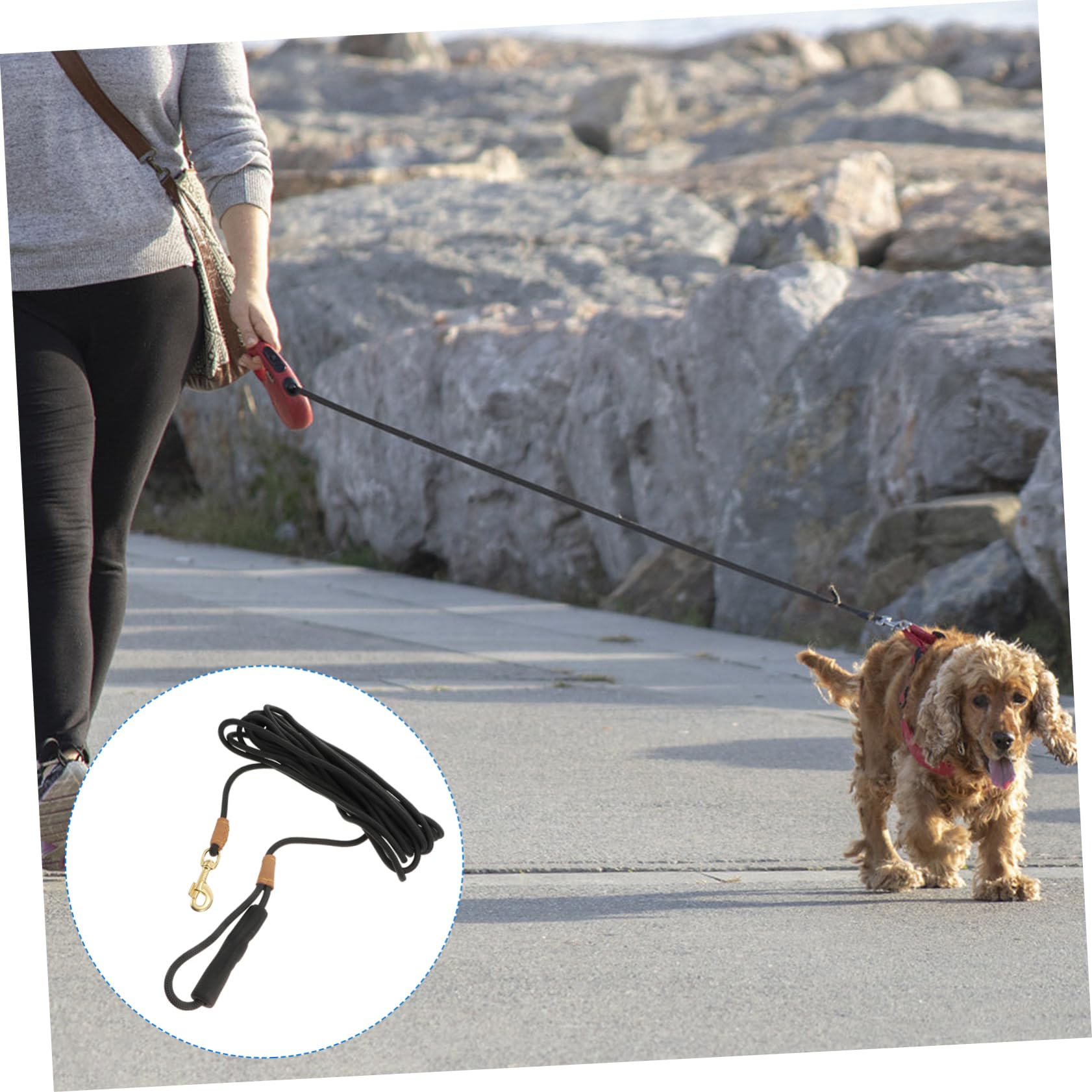 Cuerda De Tracción para Perros De Metros Correa De Cuerda De Entrenamiento para Caminar Correa De Adiestramiento para Perros