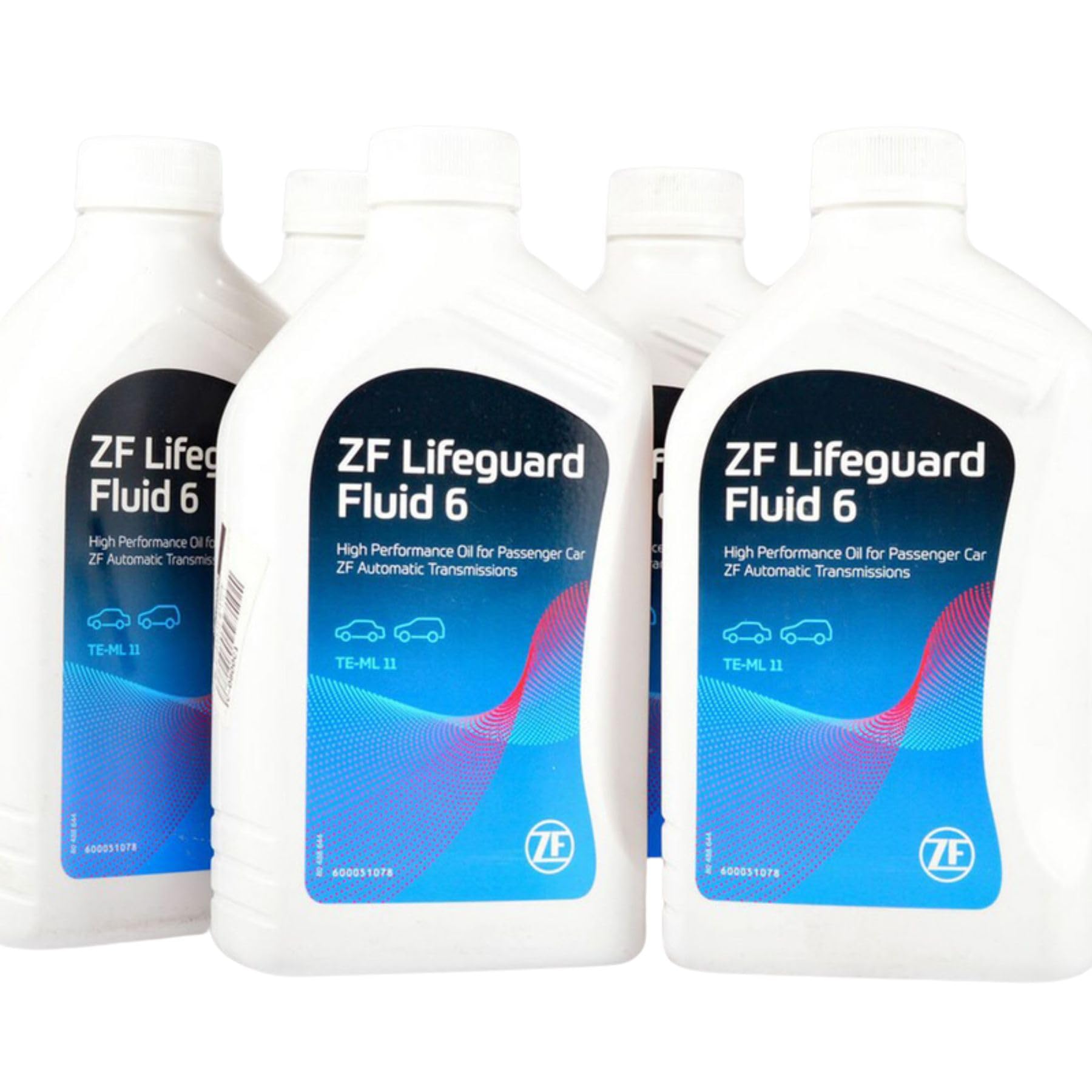ZF 1068.298.062 Hydraulikfilter-Satz für BMW Automatikgetriebe mit ATF LifeguardFluid 6 + Dichtungen (Ölwechsel Set, 6-teilig)