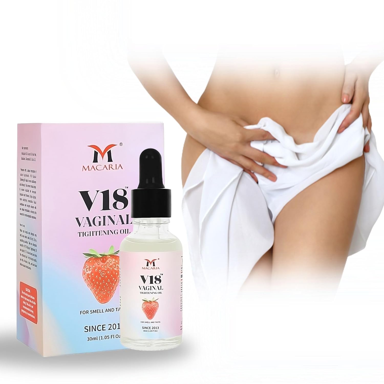 MACARIA V18 Vaginial yoni Tightening Oil for VagIna Instantly - Feminine Care for Vaginal Tightening | Vaginal tightener tightening for women