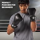 Cult Neo Boxing Gloves 12 OZ – Pro-Style Training Gloves for Sparring, Heavy Bag & Mitt Work – Premium PU Leather, Shock Absorbing Padding, Ergonomic Design with Wrist Support – Black gallery image