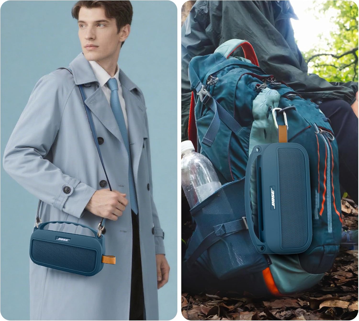 co2CREA Soft Silicone Case Replacement for Bose New SoundLink Flex 2nd Gen Bluetooth Portable Speaker (Twilight Blue Case) - Image 8