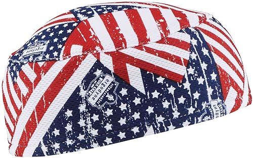 Miniatura 6 de Gorro de alto rendimiento Ergodyne Chill-Its 6630 para absorción de la humedad, color azul