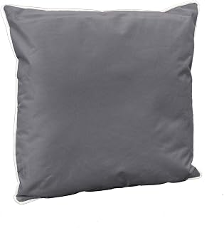 heimtexland ® Outdoorkissen Dekokissen Lotus Effekt Schmutz- und Wasserabweisend Garten Outdoor Kissen Tropical 45x45 Anthrazit Typ687