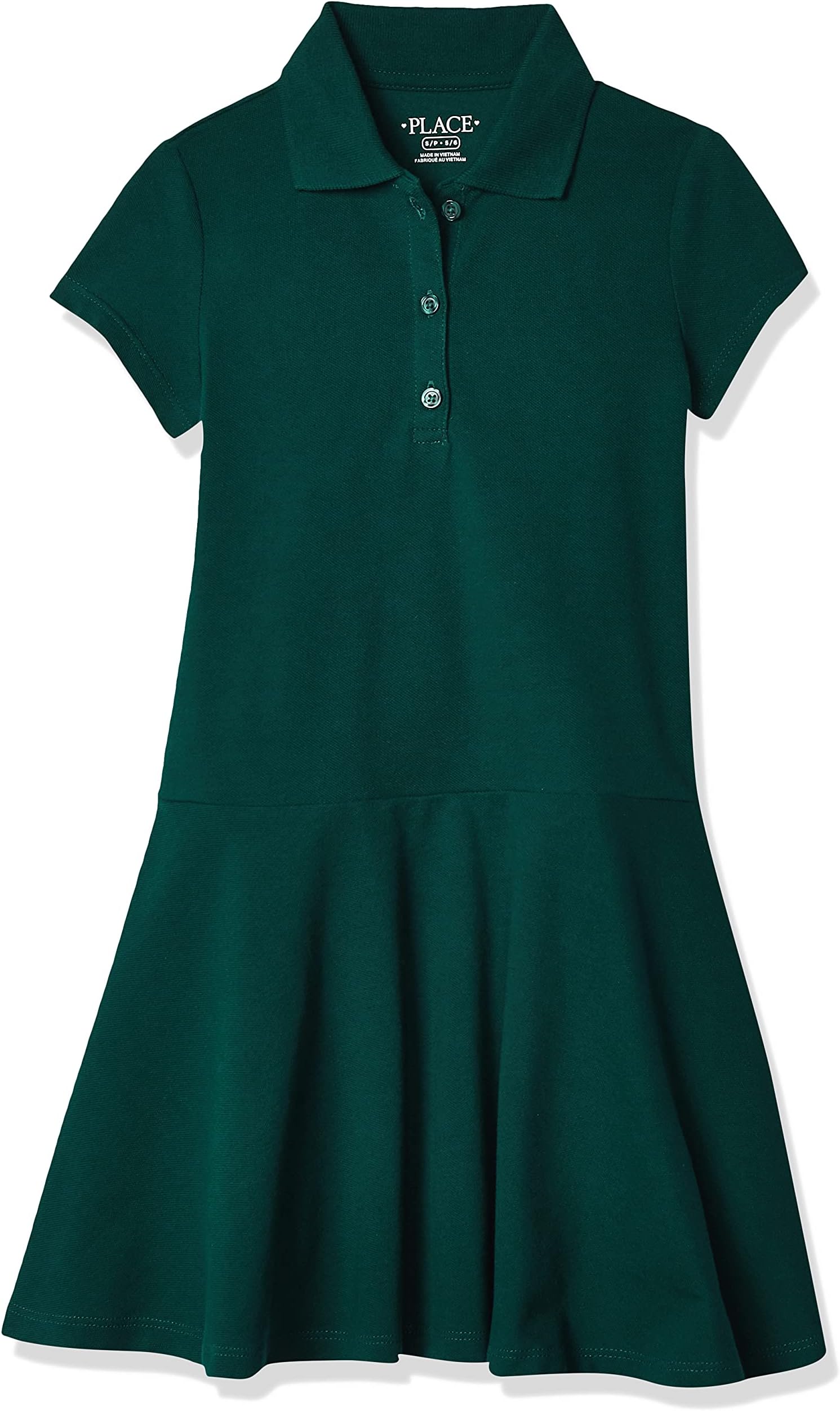 The Children'S Place Girls Short Sleeve Picque Polo Dress