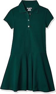 Girls Short Sleeve Picque Polo Dress - Buy now