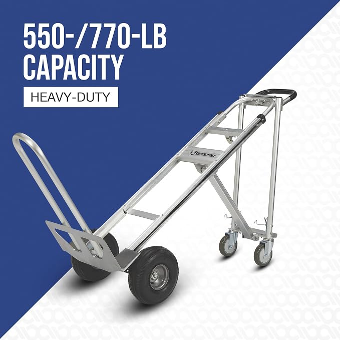Carretilla Strongway 3-en-1 de aluminio 770 lb capacidad miniatura 4