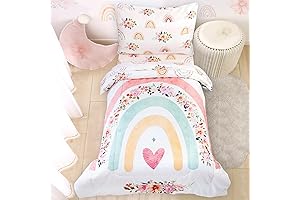Dreamy Rainbow Toddler Bedding