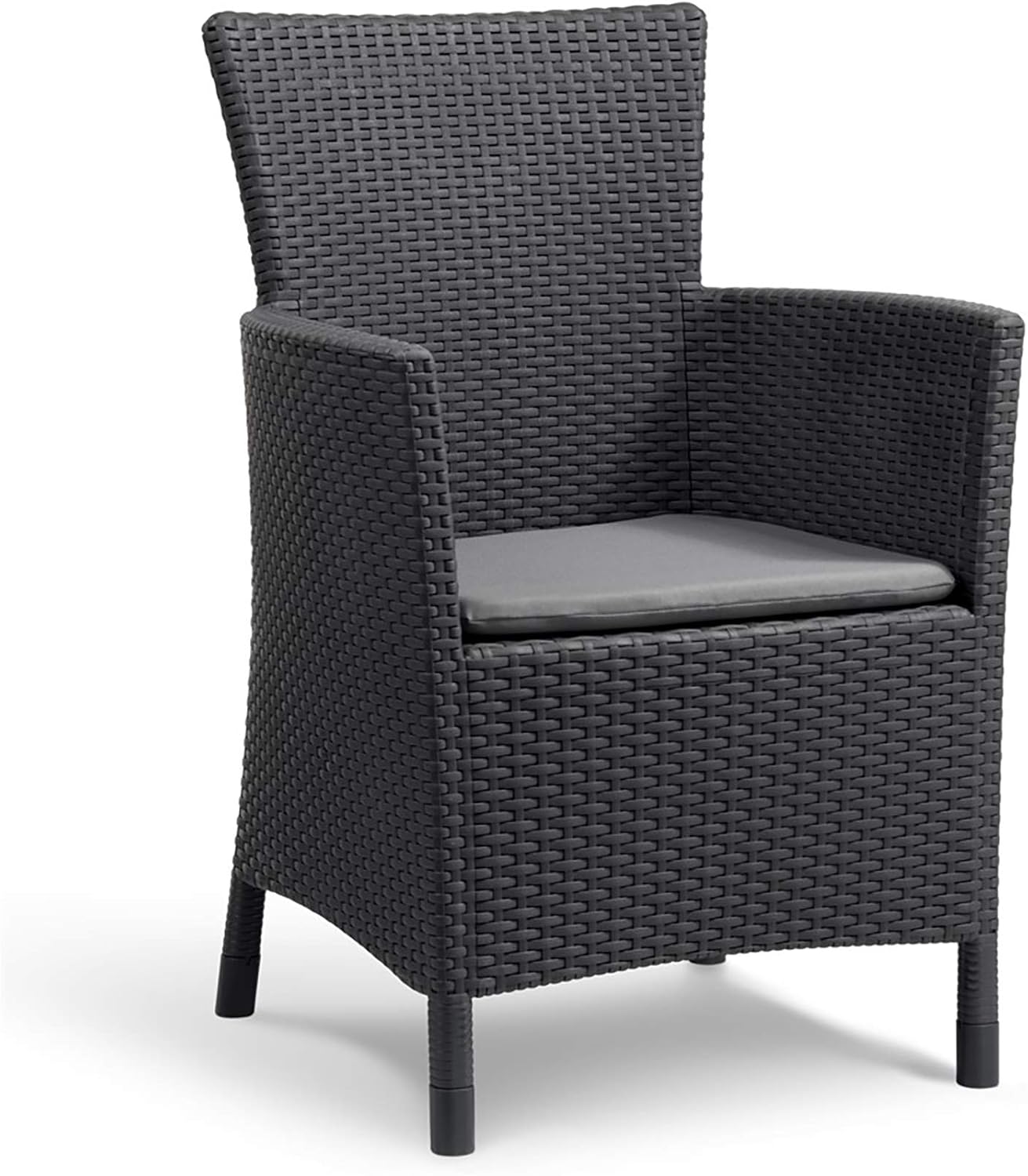 Keter Jeu de salle à manger d extérieur 3 pcs Iowa Graphite 223929 — vue 2